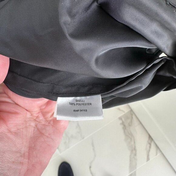 Calvin Klein Women's Black Trenchcoat Windbreaker Jacket Sz S - Picture 11 of 13